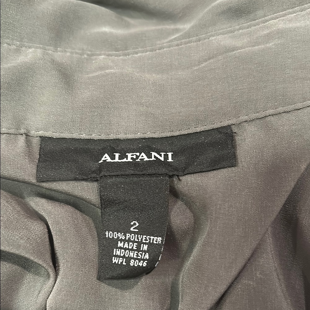 Alfani Gray Long Sleeve Dress - Picture 4 of 7